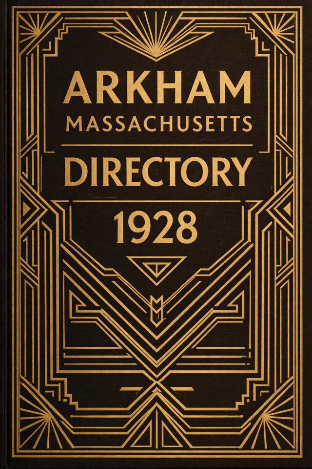 The Arkham Directory cover